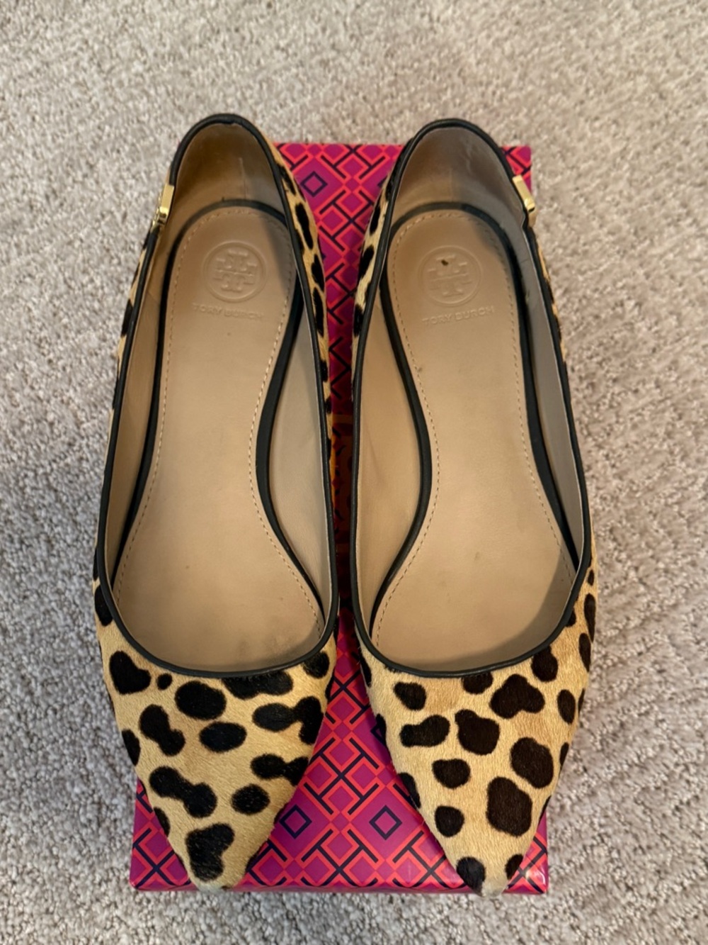 Tory Burch Leopard Print Flats